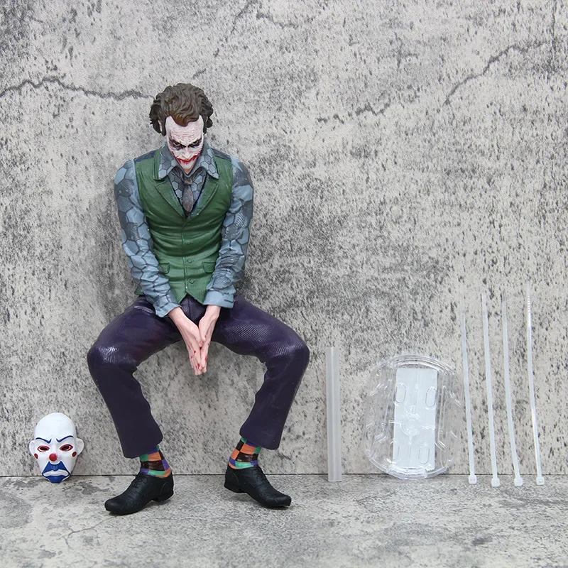 New Joker Heath Ledger Action Figures Car Roof Decoration Portable Wild Mask Statue Model Car Doll Toy Collection Christmas Gift view 5
