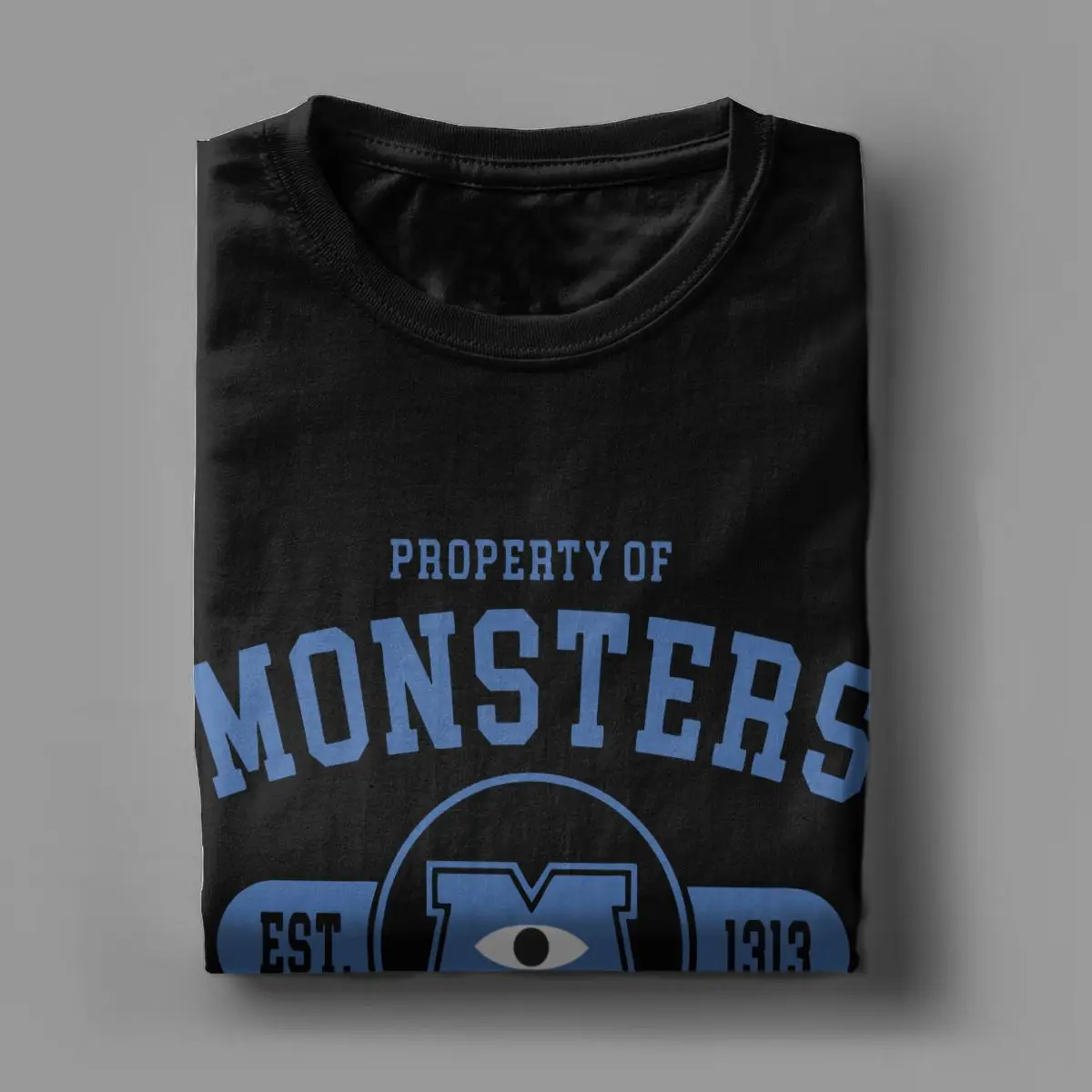 Men Monsters University Student Monsters Inc. T Shirt 100% Cotton Clothing Unique Round Neck Tee Shirt 4XL 5XL T-Shirts