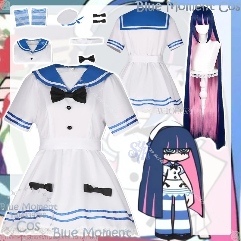 

Чулки в стиле аниме, косплей, трусики и чулки с гАРТЕРОМ, костюм JK Kawaii, белый матросский костюм, мини-платье для девочек Jirai Kei, Хэллоуин