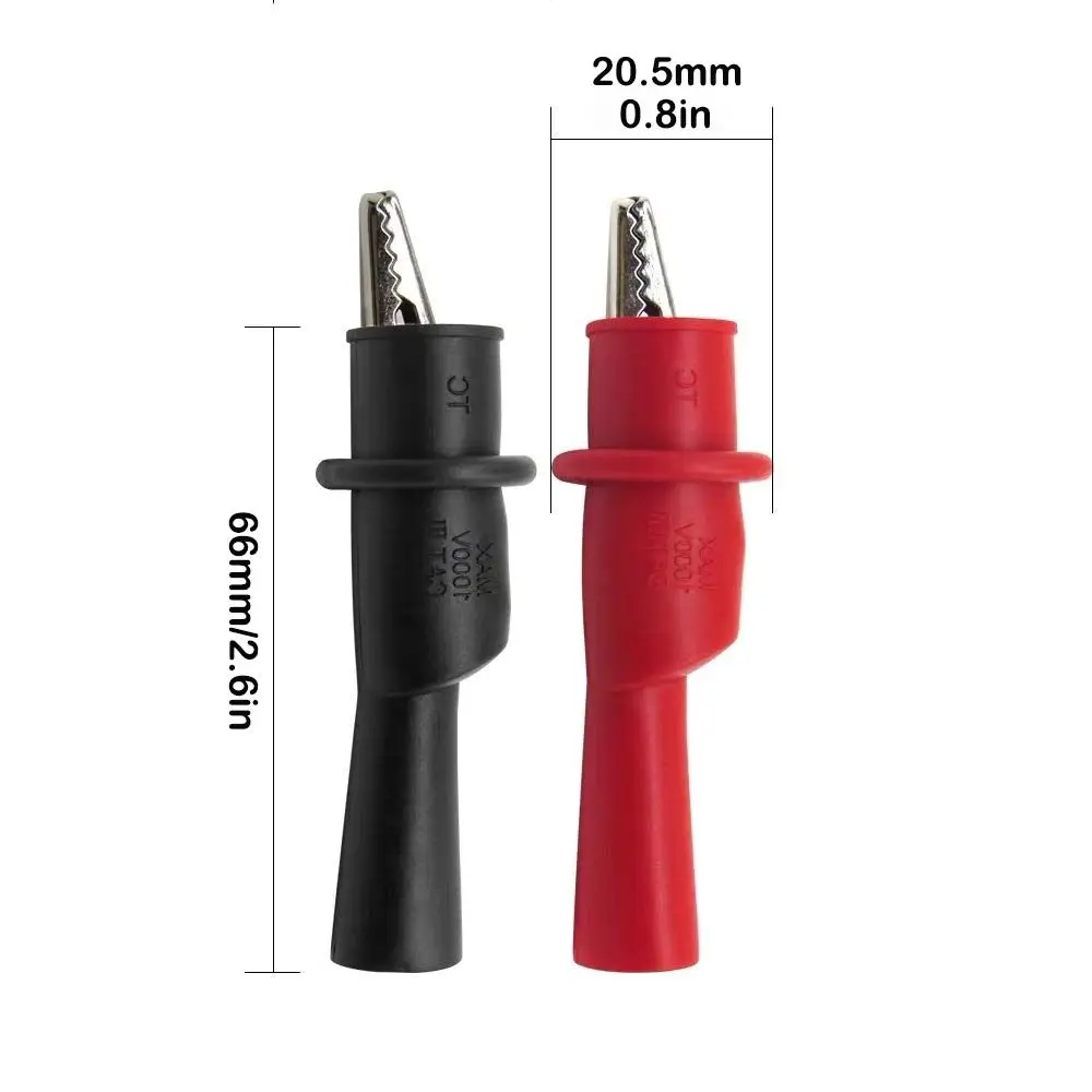 Multimeter Tool Univeral Alligator Crocodile Clamp Test Clip Wire Tips Test Clip MultiMeter Tester