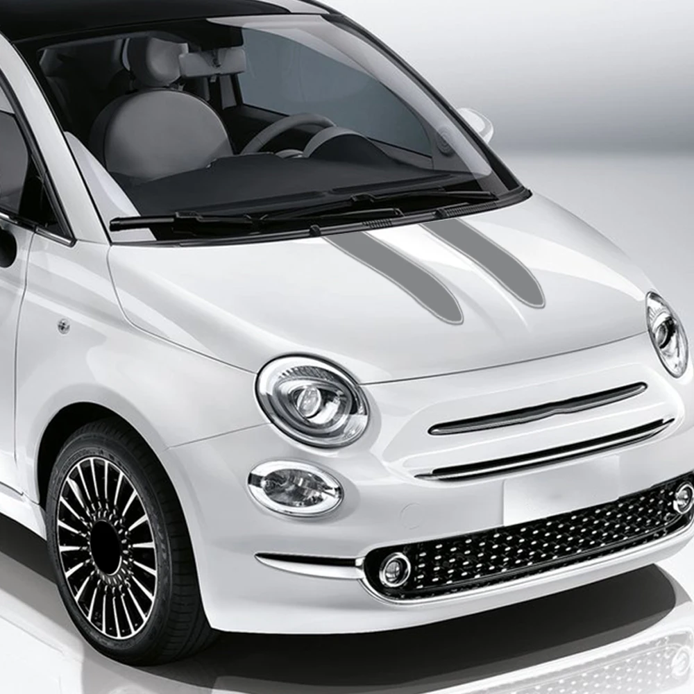 لشركة فيات 500 سيارة ملصق بولي كلوريد الفينيل السيارات هود سقف ملصق مائي عدة الفينيل فيلم مقاوم للماء المركبات ملصق اكسسوارات السيارات الديكور الخارجي