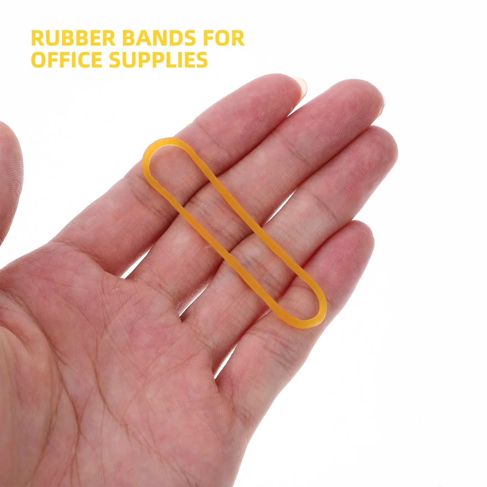 1 Bag Elastic Rubber Bands Thickened Rubber Rings Multi-Function Office Household Balloon Garland Binding Convenient Use