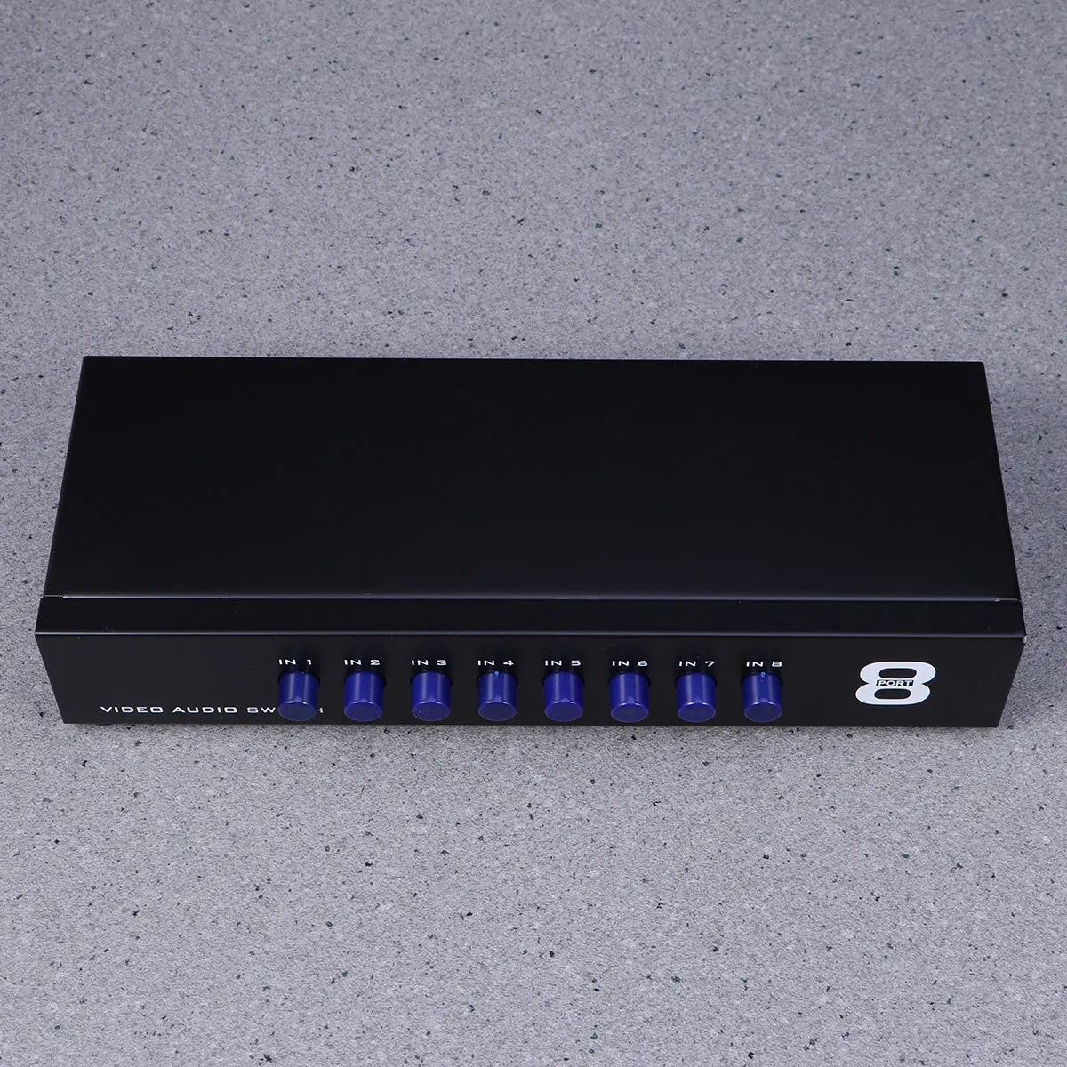 8 Ports Audio Video Rca Av Selector High Isolation Anti-Interference 8 in 1 Splitter Box for Home Karaoke School view 3