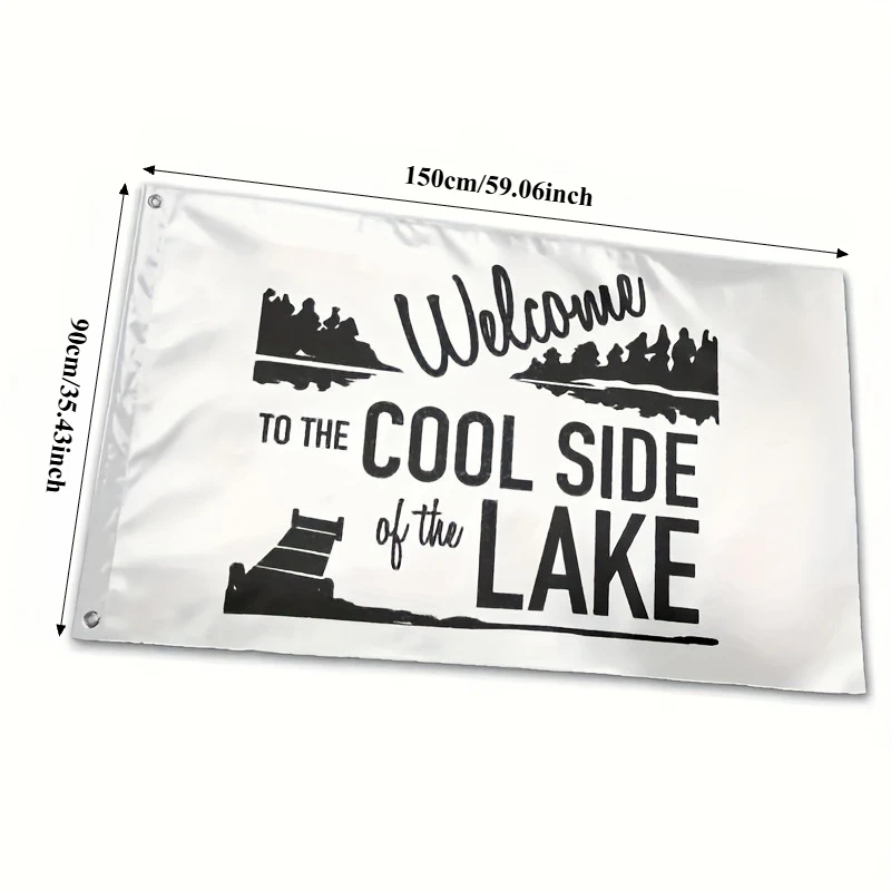 1pc Enormous Flag, 3X5Ft Size, Durable Polyester Banner with Vivid Colors and 2 Grommets, Ideal for Indoor Outdoor Wall, Yard