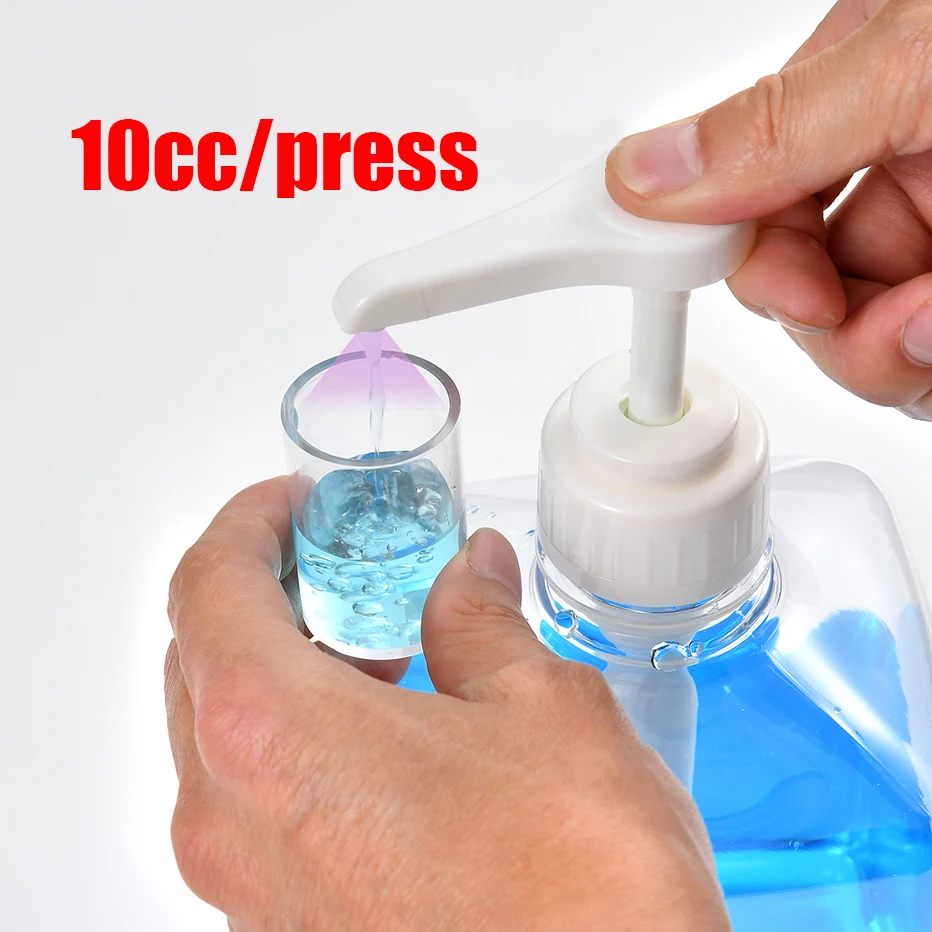 1600ml Laundry Detergent Dispenser 10CC Pump Fabric Softener Bleach Container Bottle Liquid Laundry Soap Bottle with Labels