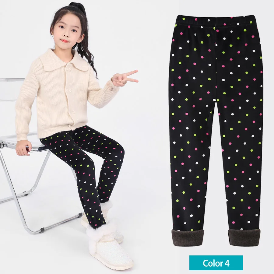 SheeCute Mädchen Winter Warme Hosen Kinder Fleece Gefütterte Leggings für 3-11 Jahre SCW8101