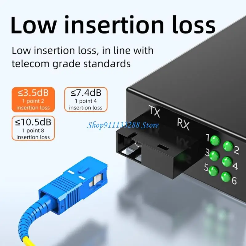 

G88D 1x2 Fiber Opticals Splitter ABS Housing For Home And Office Networks Installation With Multiple Port Single Mode G657A1