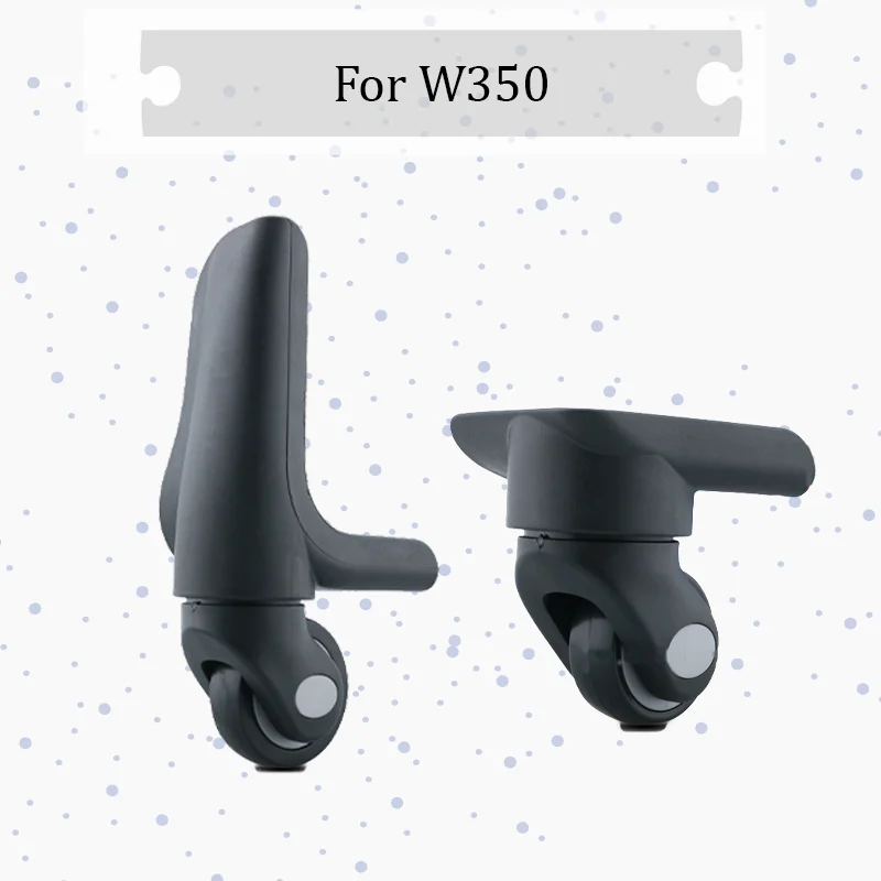 

For W350 Heavy-Duty Luggage Replacement Wheels 360° Swivel Casters Compatible with Most Luggage Brands