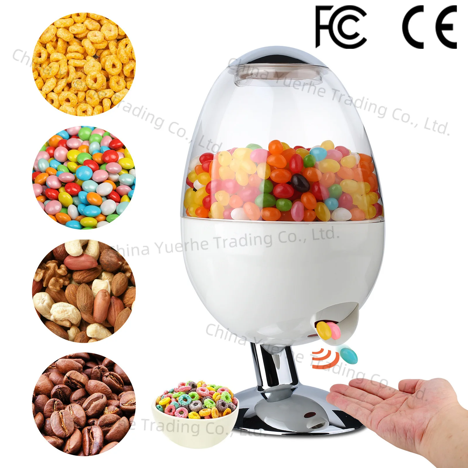 

Snack storage storage tank Multifunctional automatic sensing contactless candy dispenser