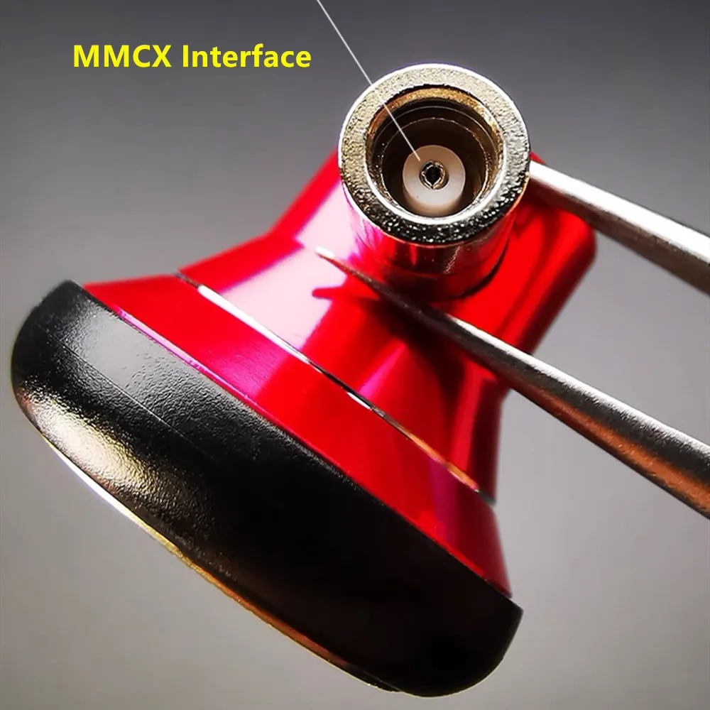 Fengru fone de ouvido sem fio pt32 15.4mm, fone de ouvido de alta fidelidade com som grave pesado, com interface mmcx (não inclui cabo)