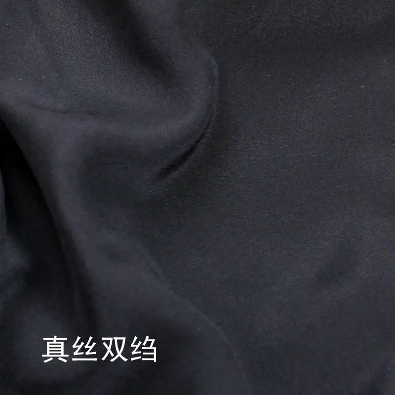 Good goods share 100% mulberry silk breathable heavy double crepe silk men's pants trousers casual pants loose