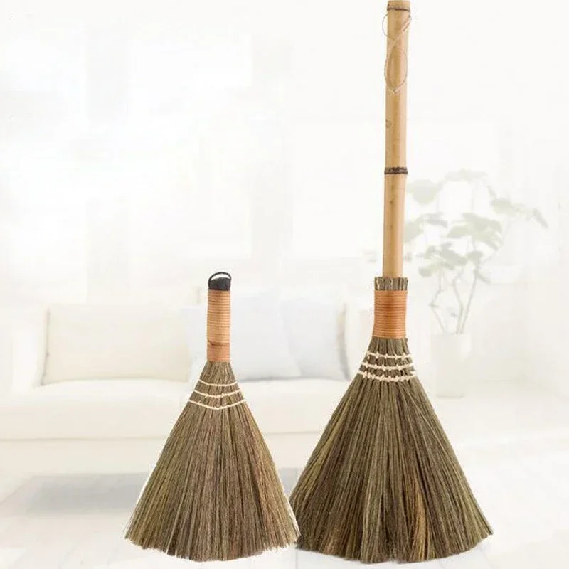 Wood Floor Sweeping Broom Soft Hair Fur Household Floor Cleaning Tools Manual Archaize Broom Sweeper