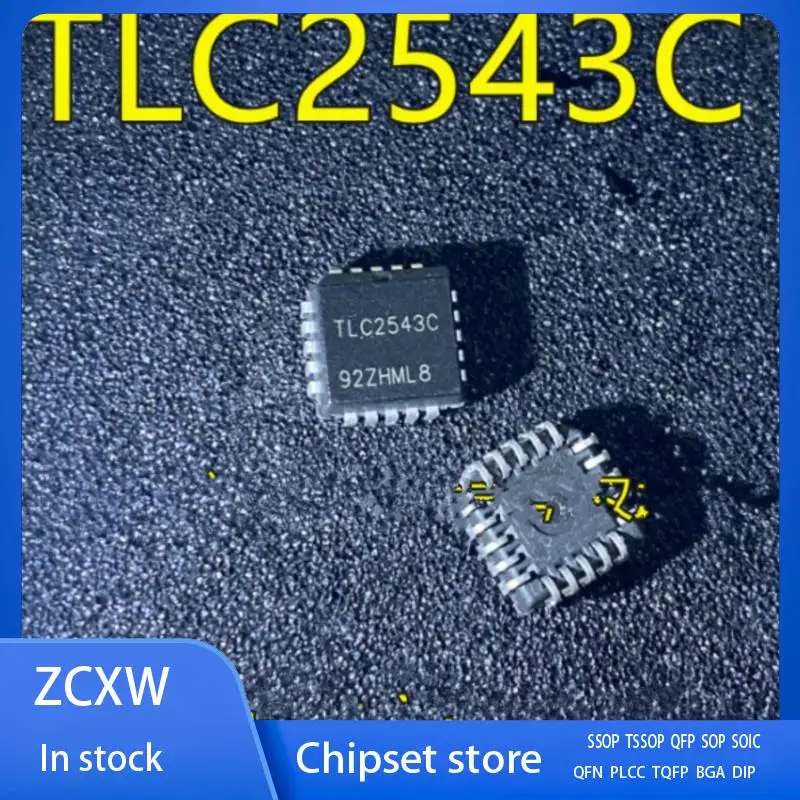 

New 10Pcs/Lot TLC2543C TLC2543 PLCC20