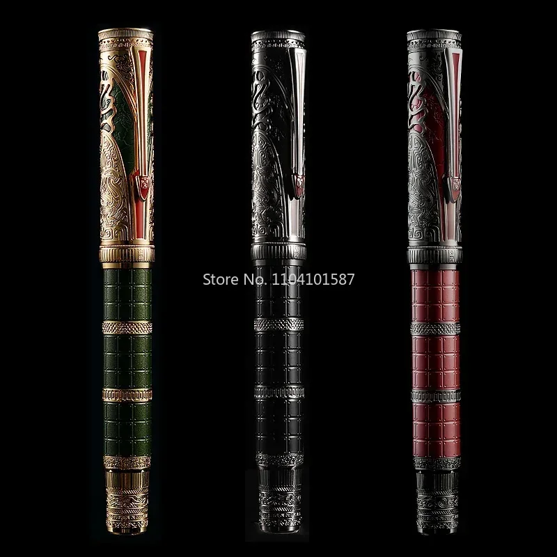 

HongDian D5S Qin Dynasty Series With Converter Fountain Pen EF/F Polished Nib Exquisite Retro Writing Business Gift Pen