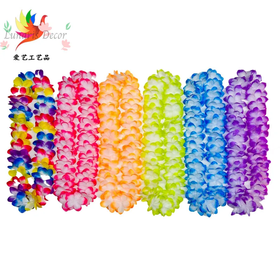 

20Pcs diameter 9CM length 105CM30 pairs of wreaths, colorful wreaths for Hawaiian performances
