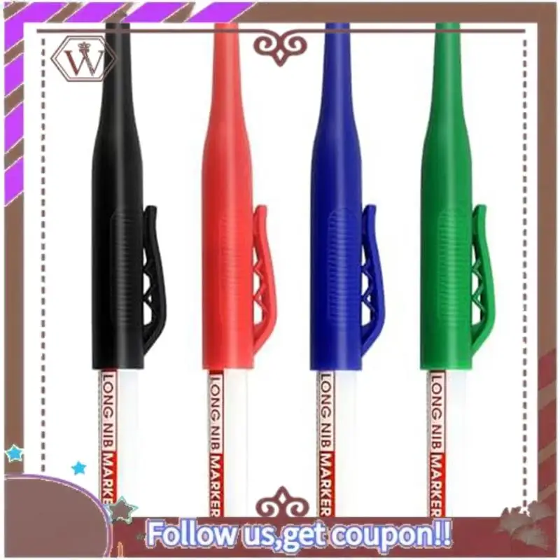 

ABBG-Long-Head Deep Hole Marker,Metal Markers For Steel Waterproof Construction Markers Long Nose Marker Pens