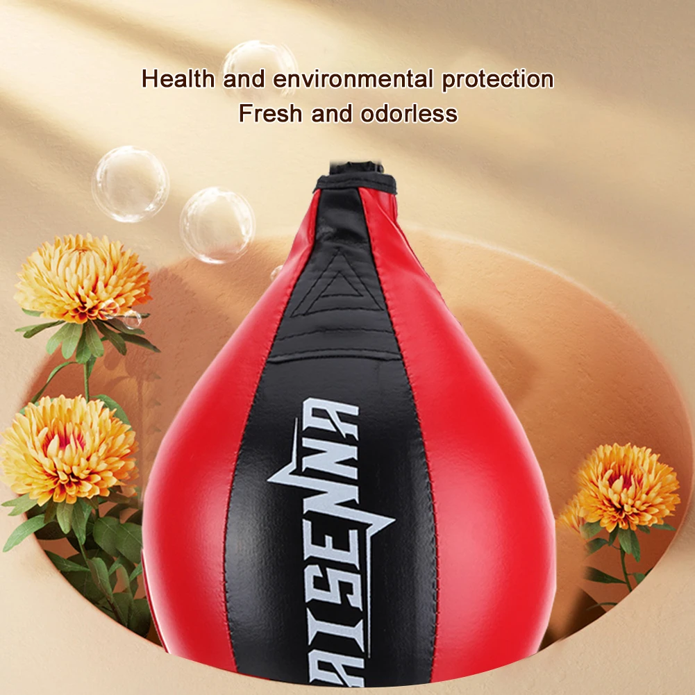 Double End Punching Bag PU Leather Musculation Training Sandbag Muay Thai Punch Boxing Ball Gym Fitness Sports Equipment