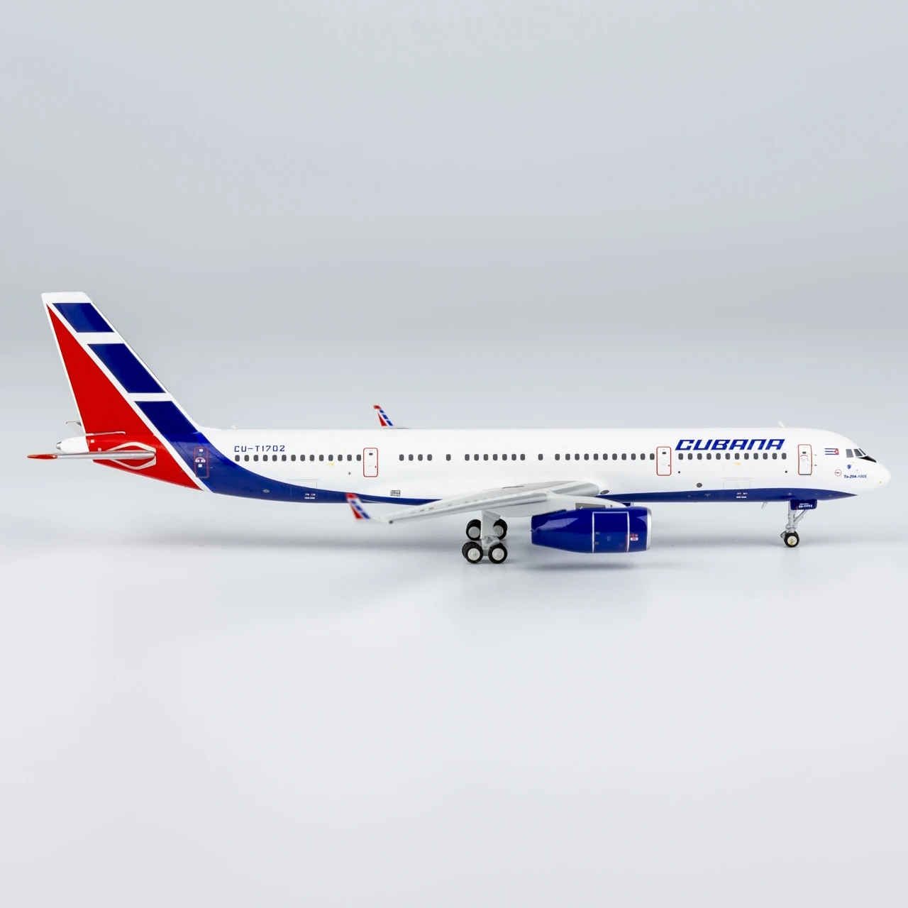 40021 Alloy Collectible Plane Gift NG Model 1:400 Cubana Airlines Tupolev TU-204-100E Diecast Aircraft Jet Model CU-T1702