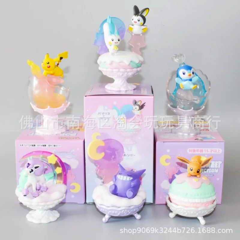 

Pokemon Bubble Sweet Collection Doll Geng Gui Rainbow Little Fire Horse Electric Flying Mouse Pikachu Handmade Decoration Gifts