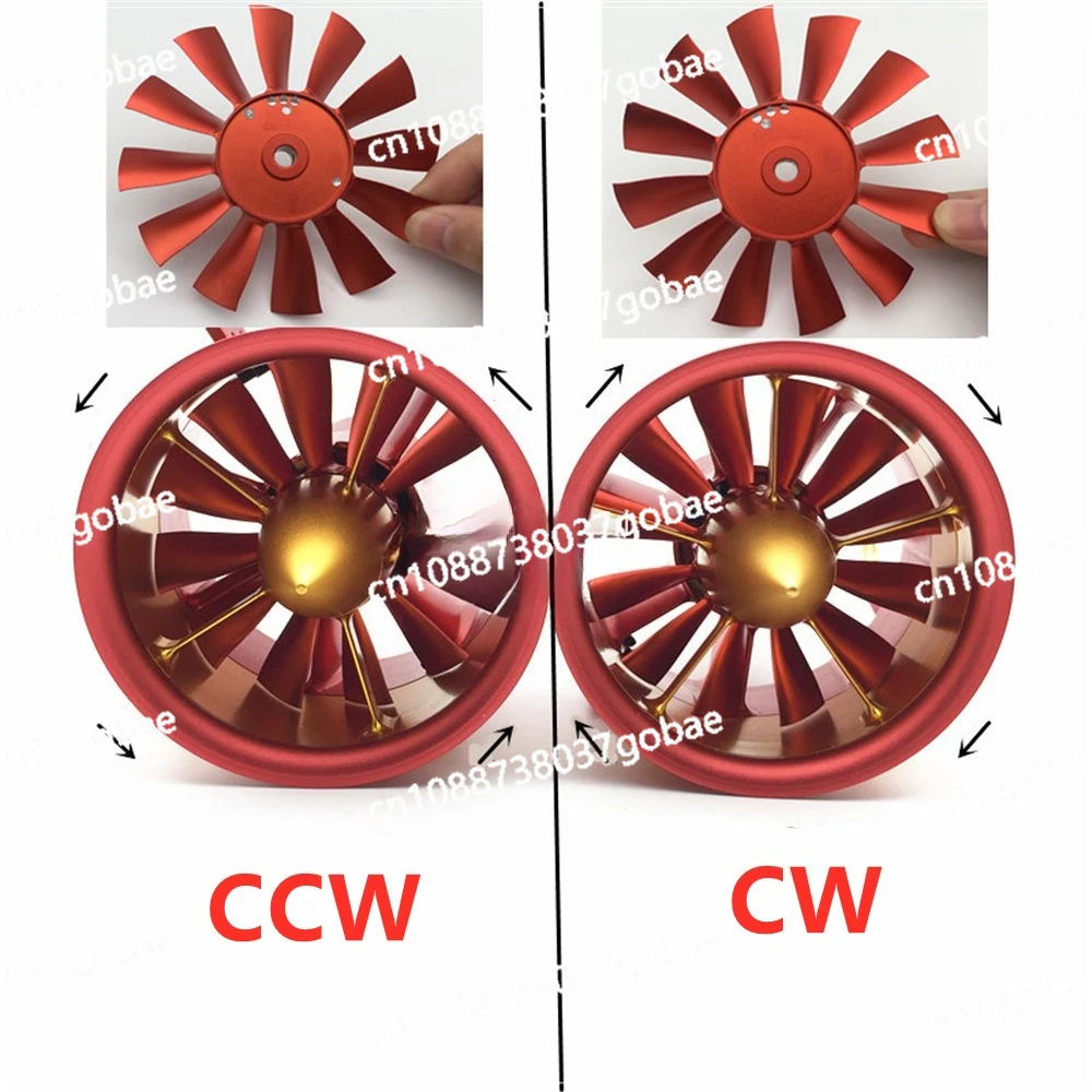 90mm JP ducted all-metal fan propeller set, 12-blade EDF fixed-wing power fittings