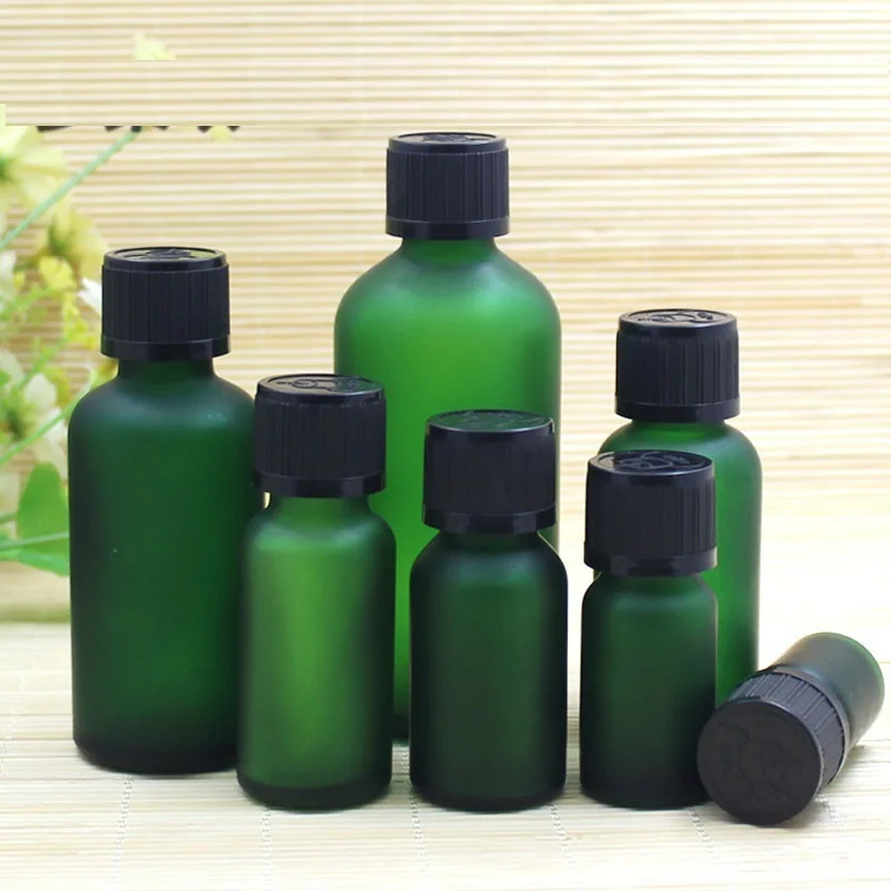 5ml green/blue/brown/clear glass bottle childproof sample essential oil serum moisture liquid skin care cosmetic  packing