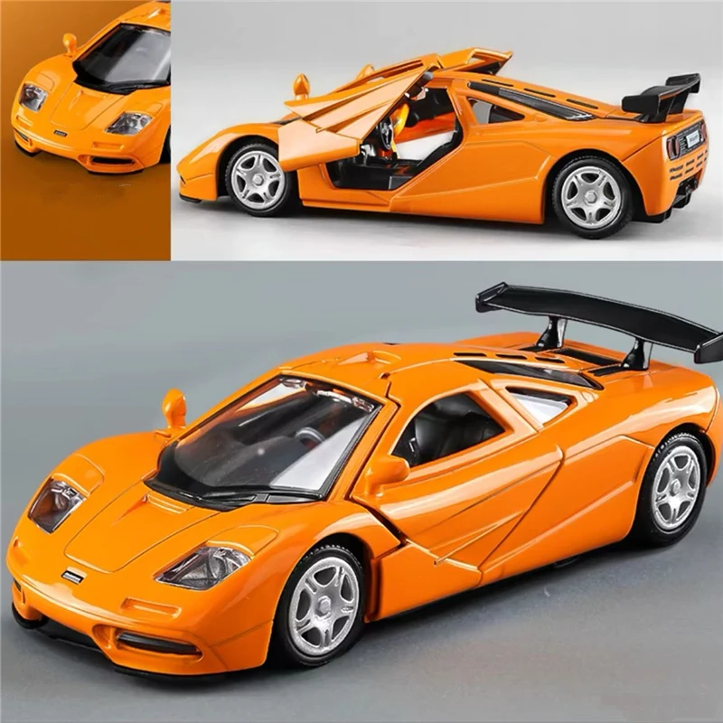 1:36 McLaren F1 1933 Alloy Sports Car Model Diecast Metal Racing Car Vehicles Model High Simulation Collection Children Toy Gift