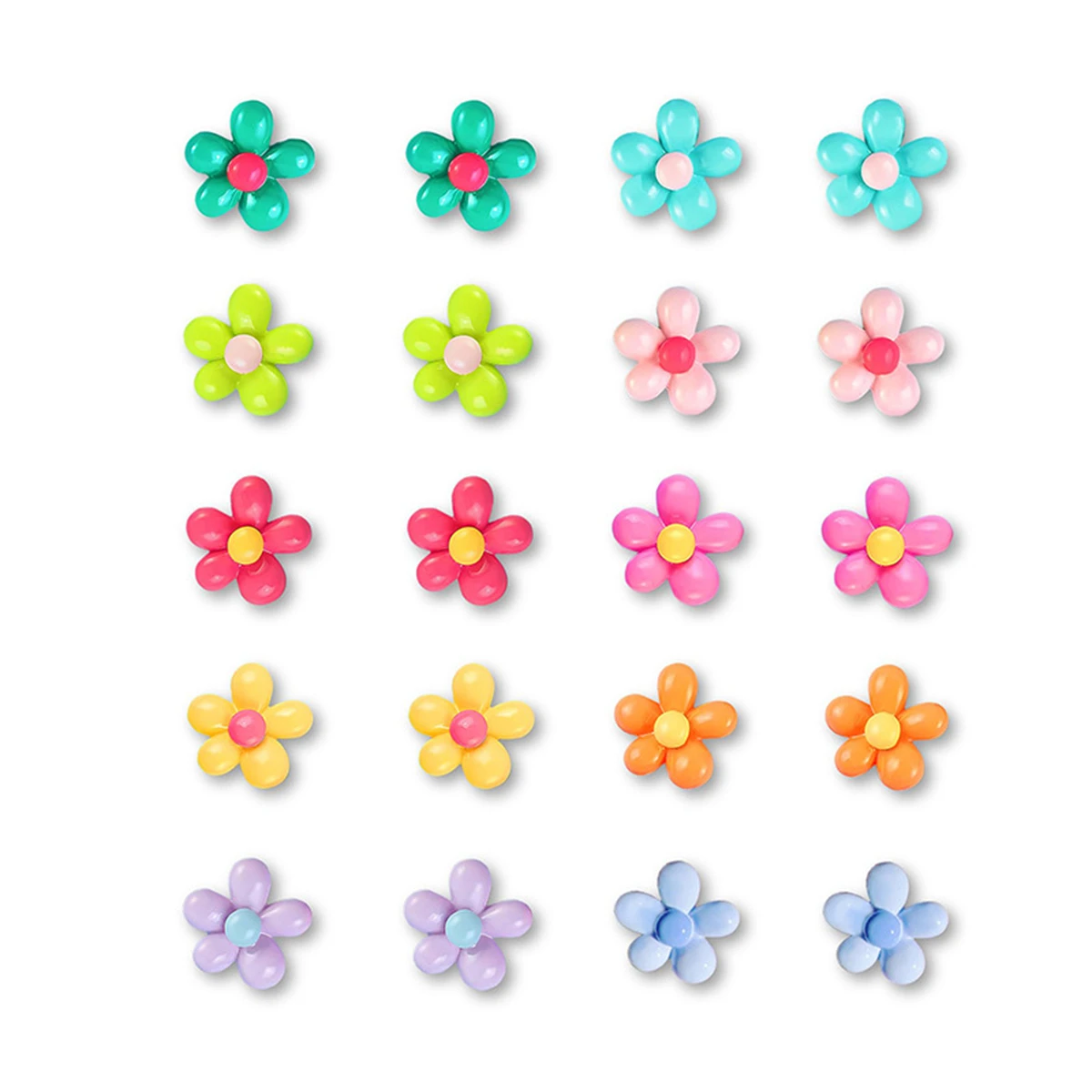 

20Pcs Refrigerator Sticker Fridge-Magnets Funny 3D Flower-Magnet For Office Kitchen Home Decoration Accessories
