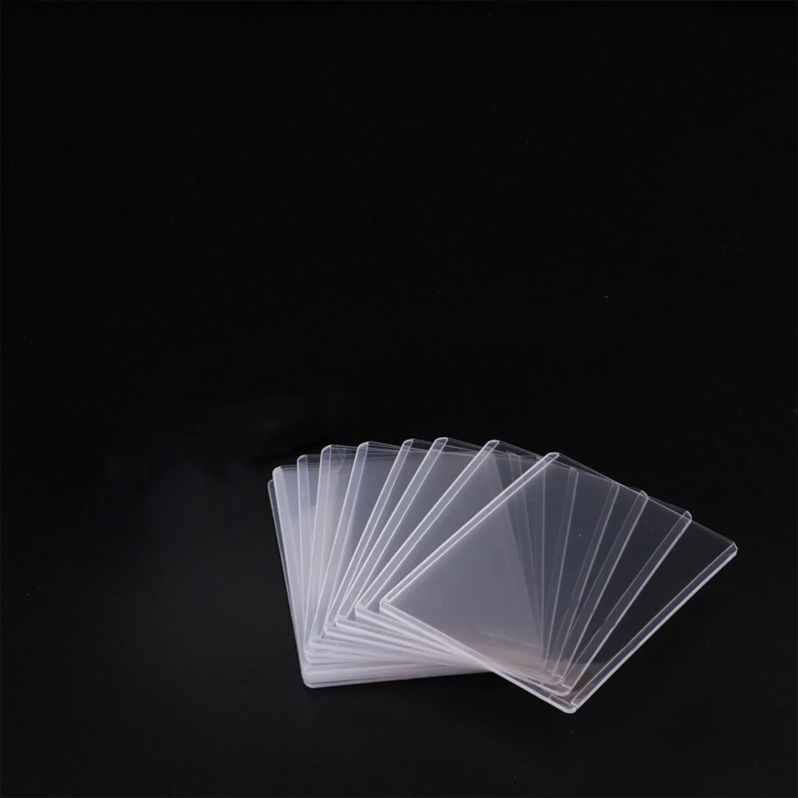 5pcs Clear Trading Card Hard Case Premium Hard Card Sleeve Protector Fit for Standard Sports Cards