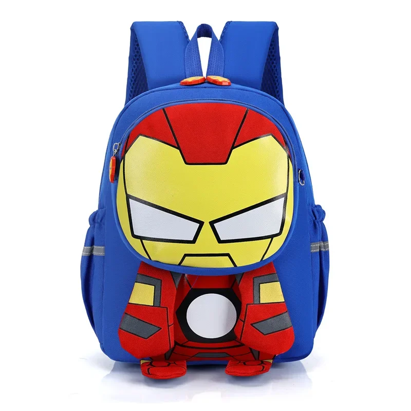 Children schoolbag cute kindergarten baby backpack cartoon anime Spider-Man boys and girls go out to play light backpack