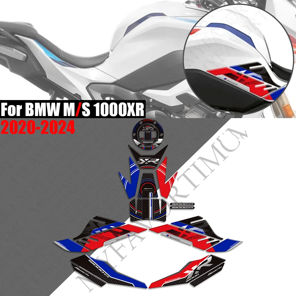 

For S1000XR M1000XR 2020-2024 Motorcycle Fuel Tank Pad Sticker TankPad Moto Epoxy resin Decals Accessories S 1000XR M 1000XR