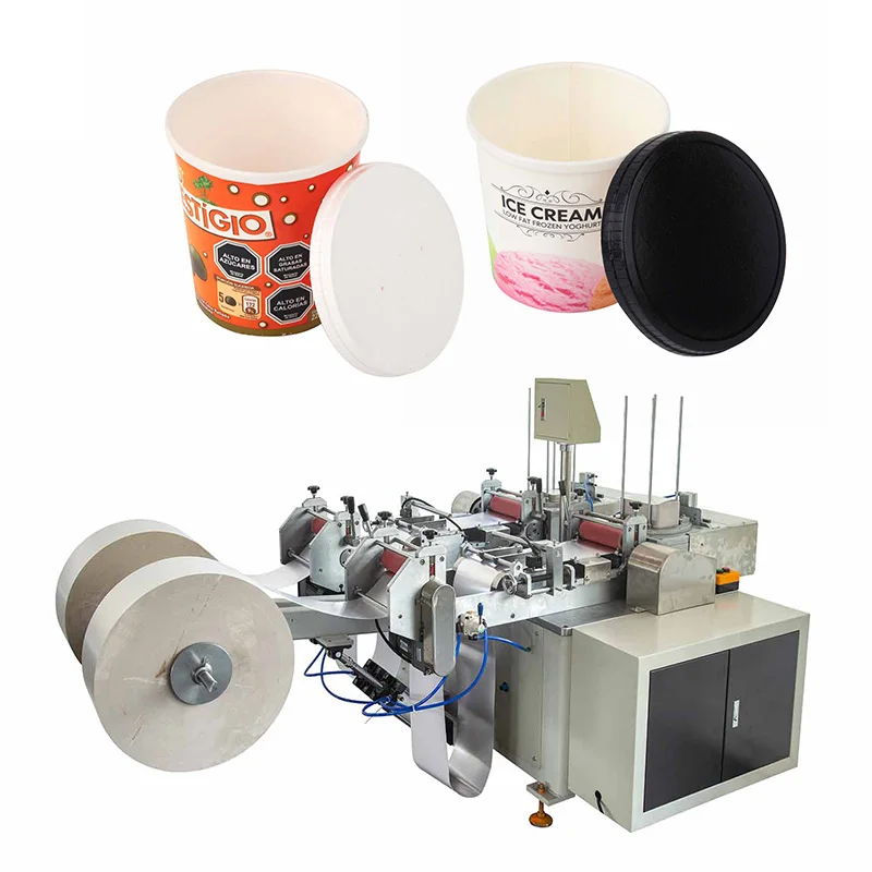 Fully Automatic Paper Cup Machine, Cup Lid Machine, Cold Drink and Hot Drink Cup Lid Equipment