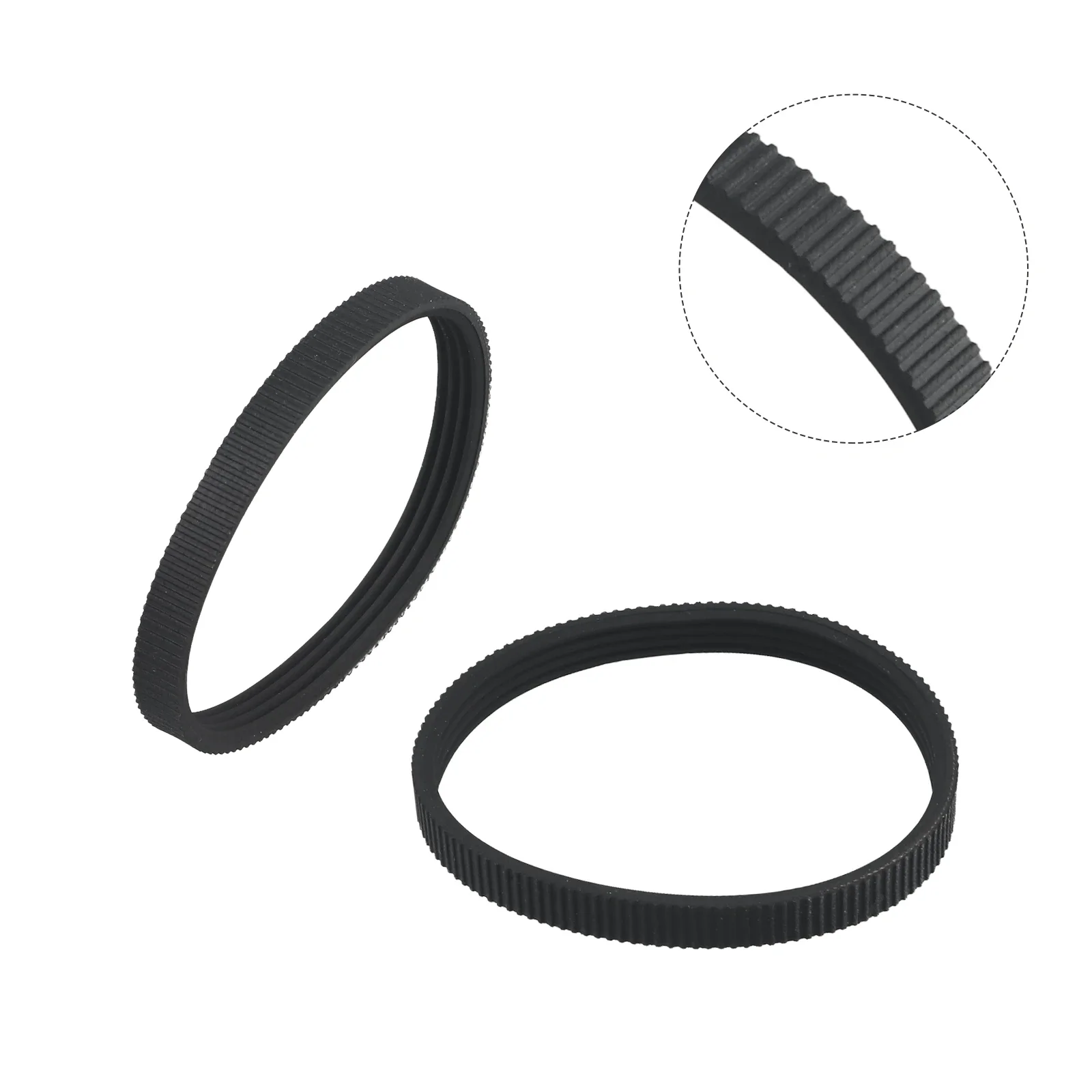 

225069-5 Planer Belt Parts Planer Power Replace Rubber Tools V-Drive 2pcs Accessories Black Fittings Brand New