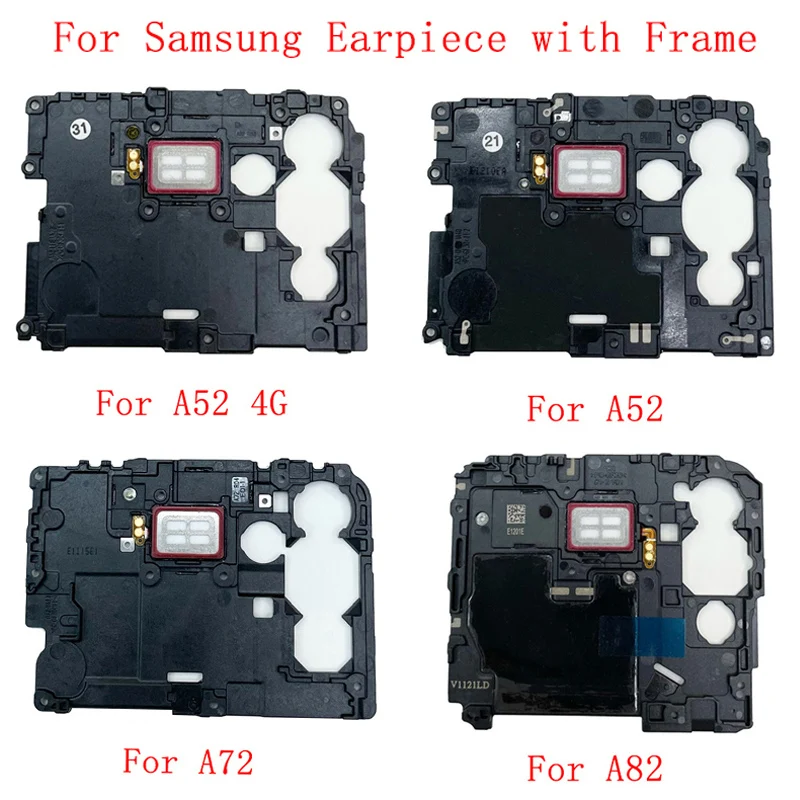 

Earpiece Speaker with Chassis Cover Frame For Samsung A52 A525 A72 Quantum 2 A826 Earpiece Module Repair Parts