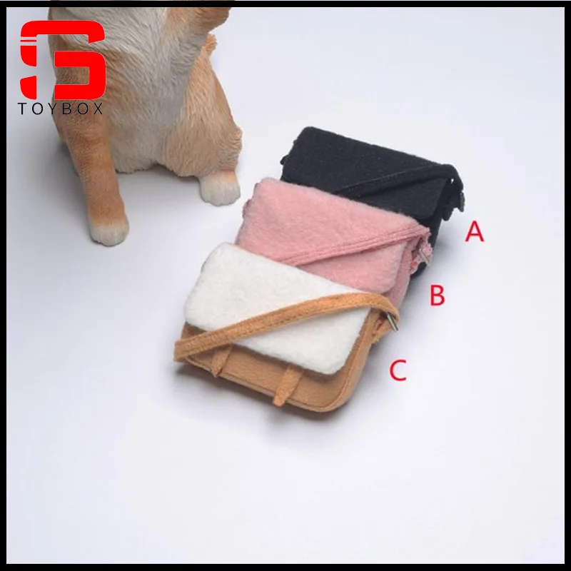 CCTOYS CC029 1/6 스케일 여성 벨벳 메신저 백 트렌디 숄더 백 모델 12 인치 군인 액션 피규어 바디에 적합