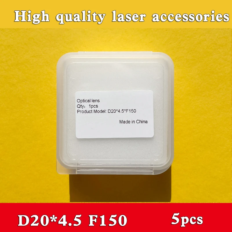 Shendao 5 Stück D16/D20 Laser-Reinigungsfokuslinse & Kollimatorlinse für Laser-Reinigungsmaschinen KRD/QILIN/RELFAR/SUP21C/RAYTOOLS/WSX – Detail 1