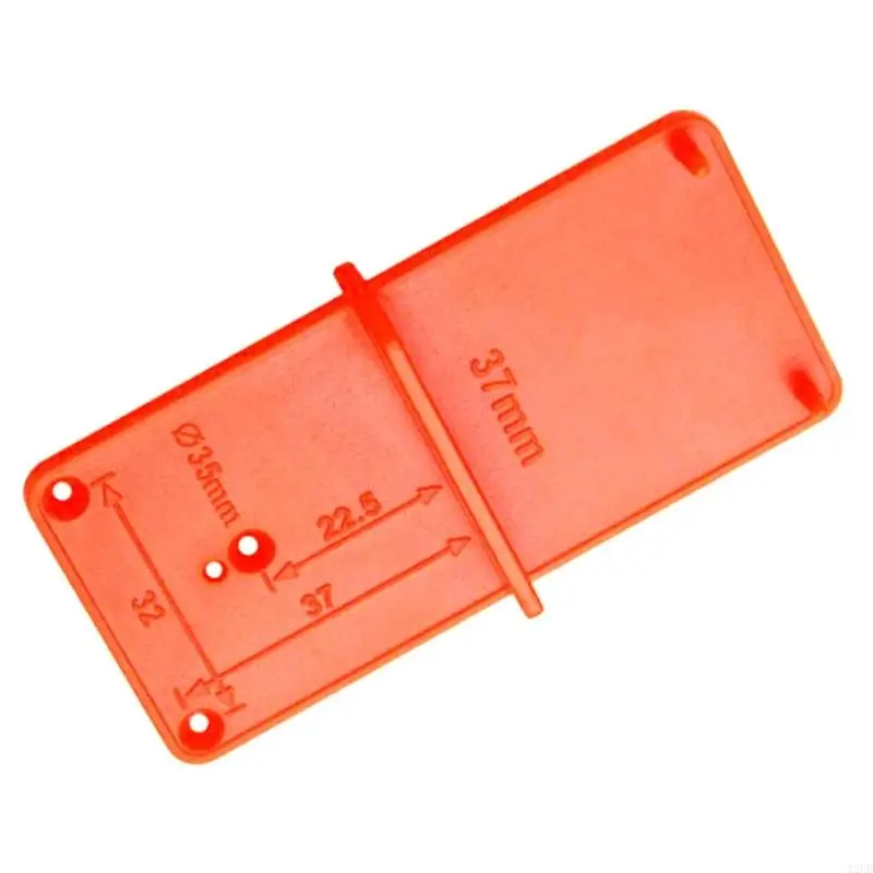A2UD Sturdy Woodworking Drill Locator Easy To Read Scale Drill Guide Board Positioning Tool For Enhances Woodworking