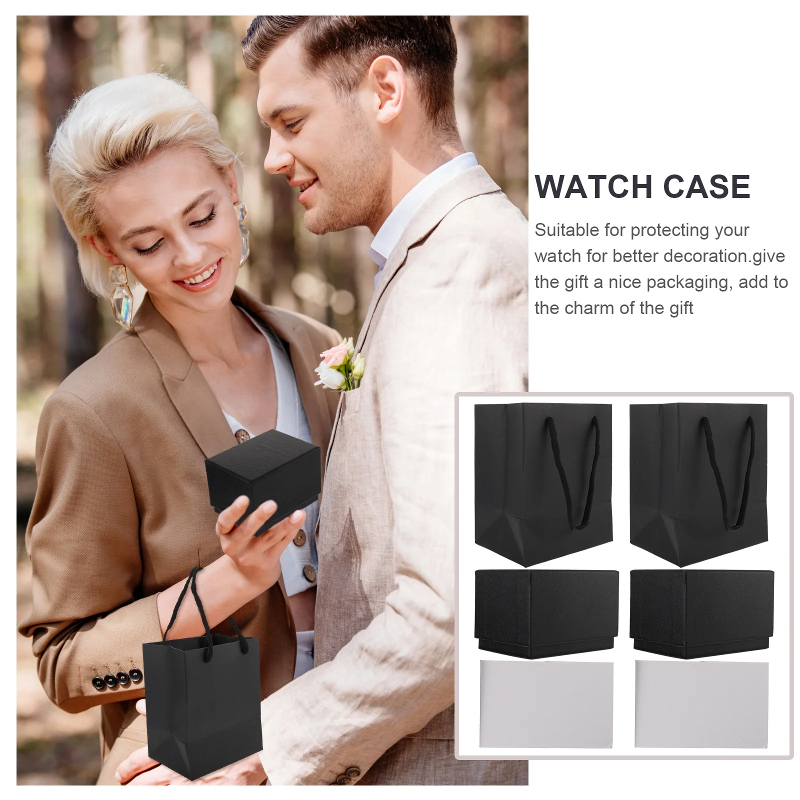 

1 set 1 Set Jewelry Display Display Case For Men For Men Women Single Watch Holder Storage Travel Organizer Durable Watch Case