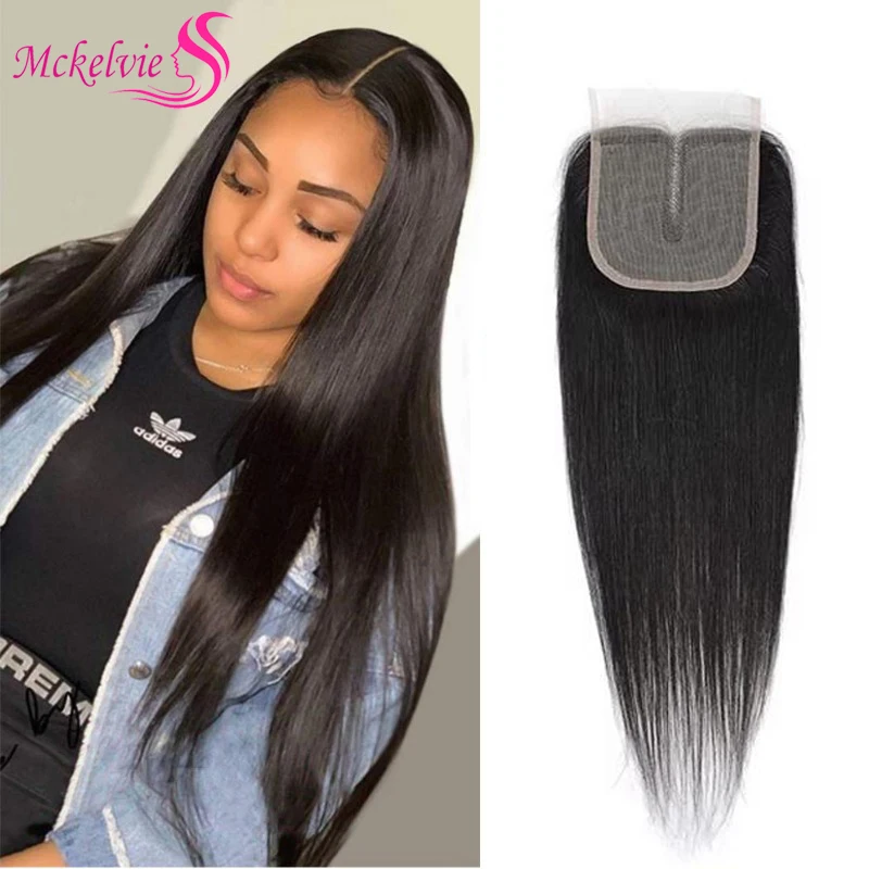 4x1 Lace Closure Brazilian Straight Hair 100% Remy Human Hair Closure For Woman Transparent Swiss Lace Closure Soft and Silky