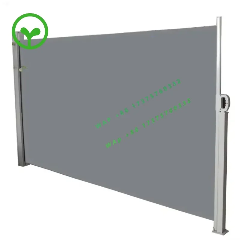 Factory Made Removable Privacy Separator Double Sided Retractable Awning Awning Folding Outdoor Professional Modern Awning