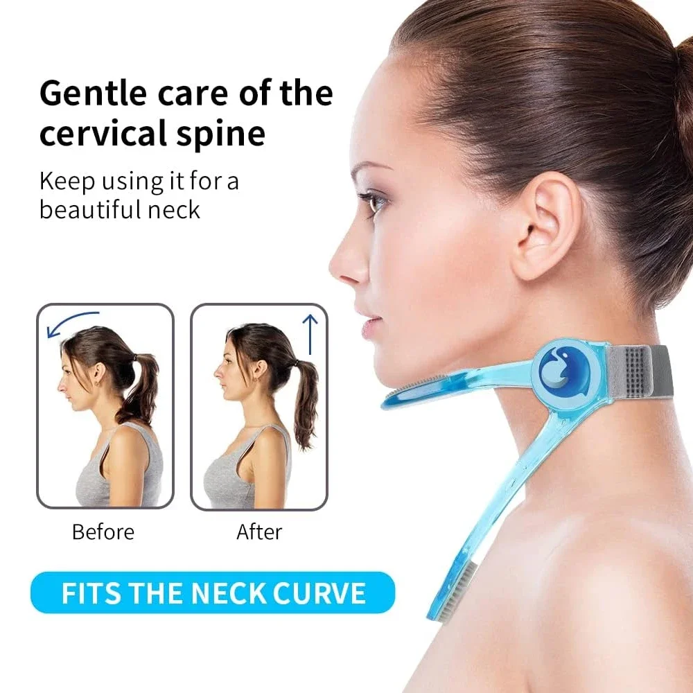 Adjustable Neck Brace, Neck Stretcher Exerciser Cervical, Neck Traction Device, Correction for Spine Pressure Neck-Pain Relief