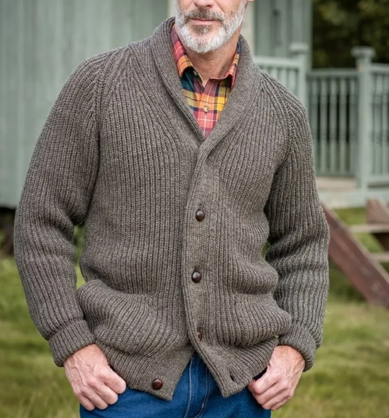 

Men Autumn Winter Warm Sweater Men's Cardigan Knitted Long Sleeve Lapel Collar Jacket Coat Male Casual Fashion Knitwear Clothing