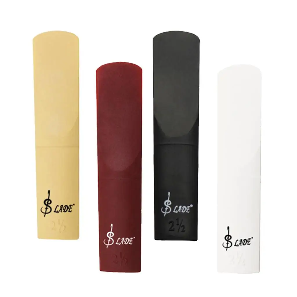 Wind Instrument Alto Sax Reed 2.5 Strength ABS Saxophone Parts for Music Learner Starter Gift
