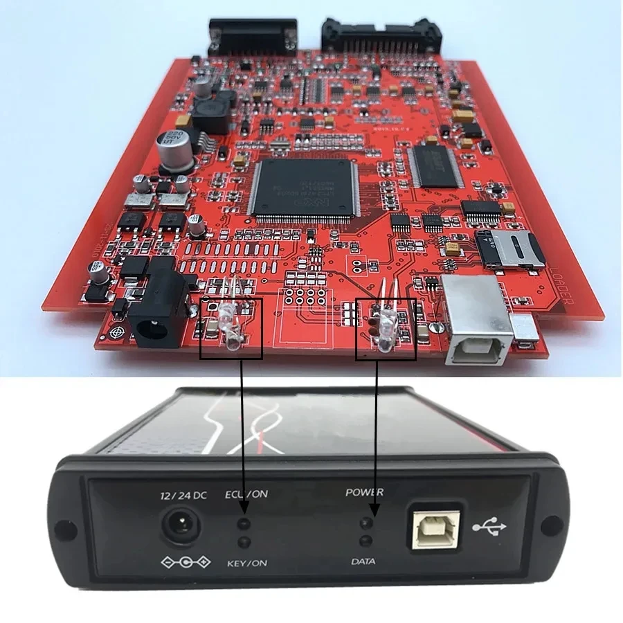ECU Chip Tuning Tool for KESS V5.017 Online V2 | Red PCB Programmer OBD2 Repair Kit Power Upgrade