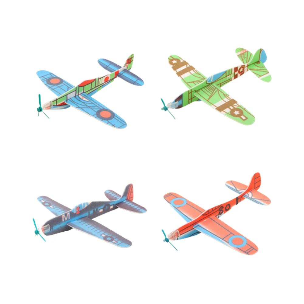 

10/5/3pcs Airplane Toy Classic Games Easy To Fly Diy Shock Resistance Educational Toy Glider Release Innocence Airplane Toys