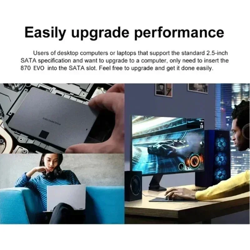 4TB Solid State Disk SSD 870 EVO 1TB 2TB Internal HDD Hard Drive Sata3 2.5 Inch For Laptop Microcomputer Desktop