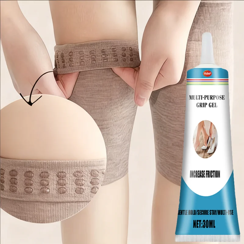 IFUBO Multi-Surface Silicone Anti-Slip Gel 30ml Versatile Durable Adhesive for Footwear Apparel Sports Equipment And More