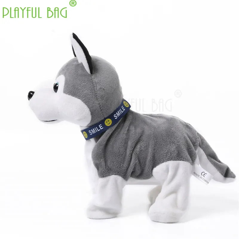 Giocattoli elettronici divertente controllo del suono elettronico cane da compagnia peluche giocattoli husky siberiano per bambini regali di compleanno VD113