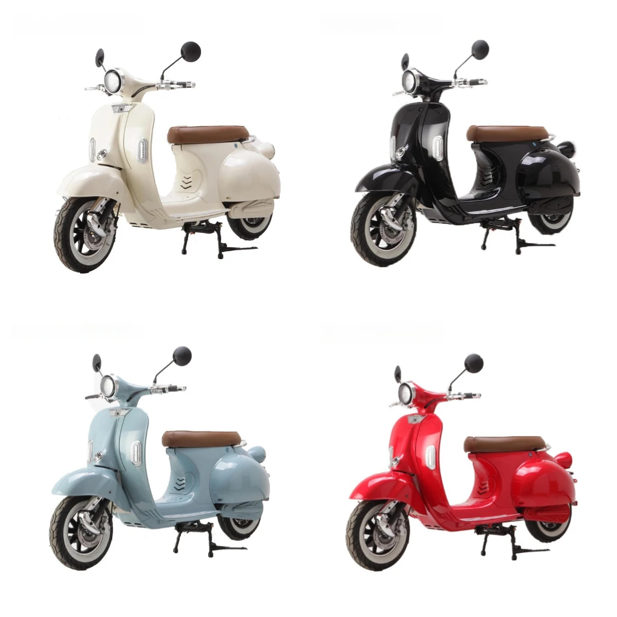 

STLF The latest new energy lithium battery high speed Fashion 60V 2 Wheel Electric Moped 1500W With Iron Frame