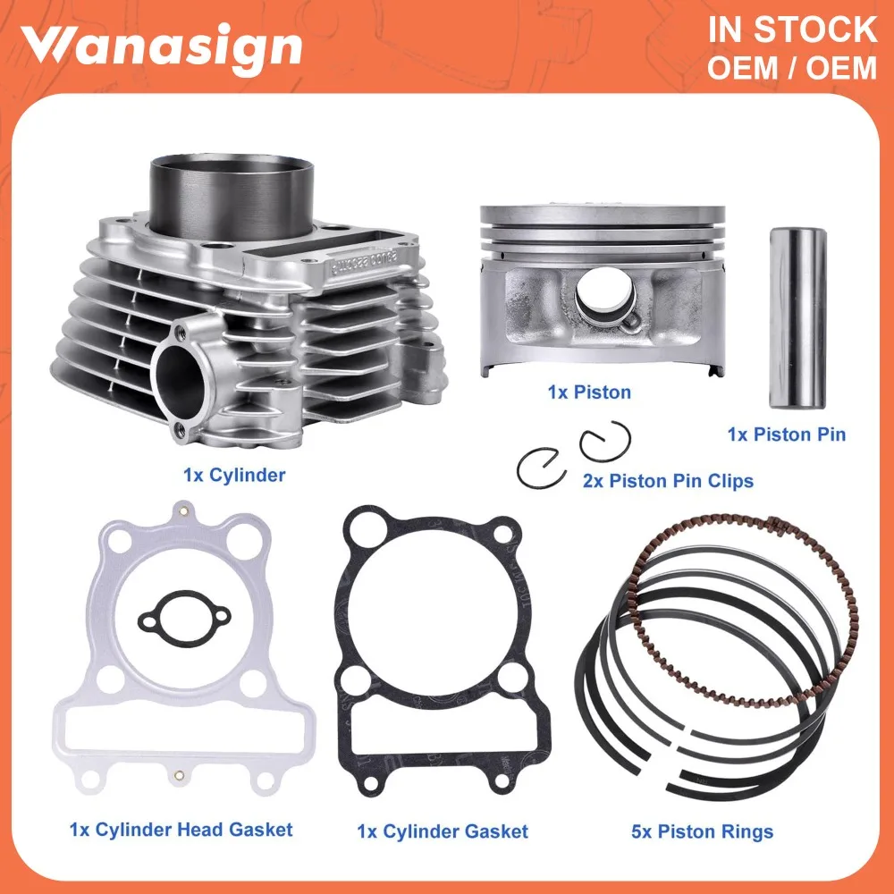 دراجة نارية محرك اسطوانة المكبس مجموعات ربط السيراميك الارضي STD 70 مللي متر لياماها TTR230 TTR225 XT225 TTR230NC TTR230N 1992-2024 4VW-11310-00-00