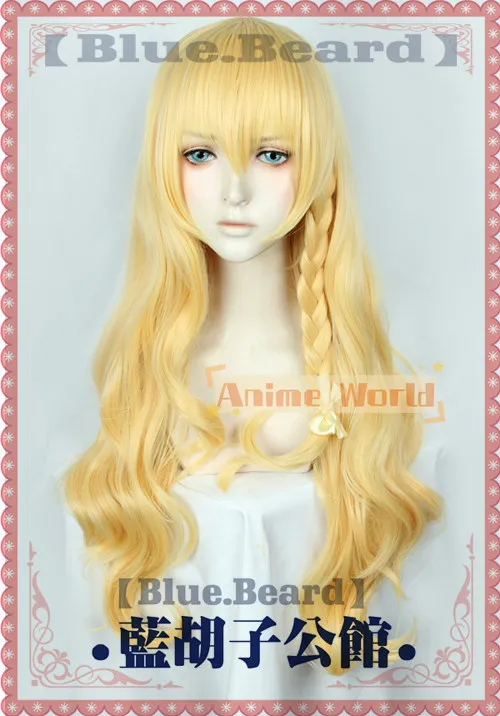 Anime Marisa Kirisame Cosplay Wig Halloween Carnival Party Props Synthetic Hair Heat Resistant Fiber + Wig Cap